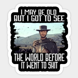 Clint Eastwood - Blondie The Outlaw Sticker